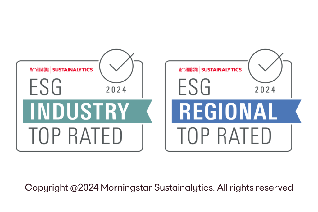 ESG tanúsítványok Copyright @2024 Morningstar Sustainalytics. Minden jog fenntartva 